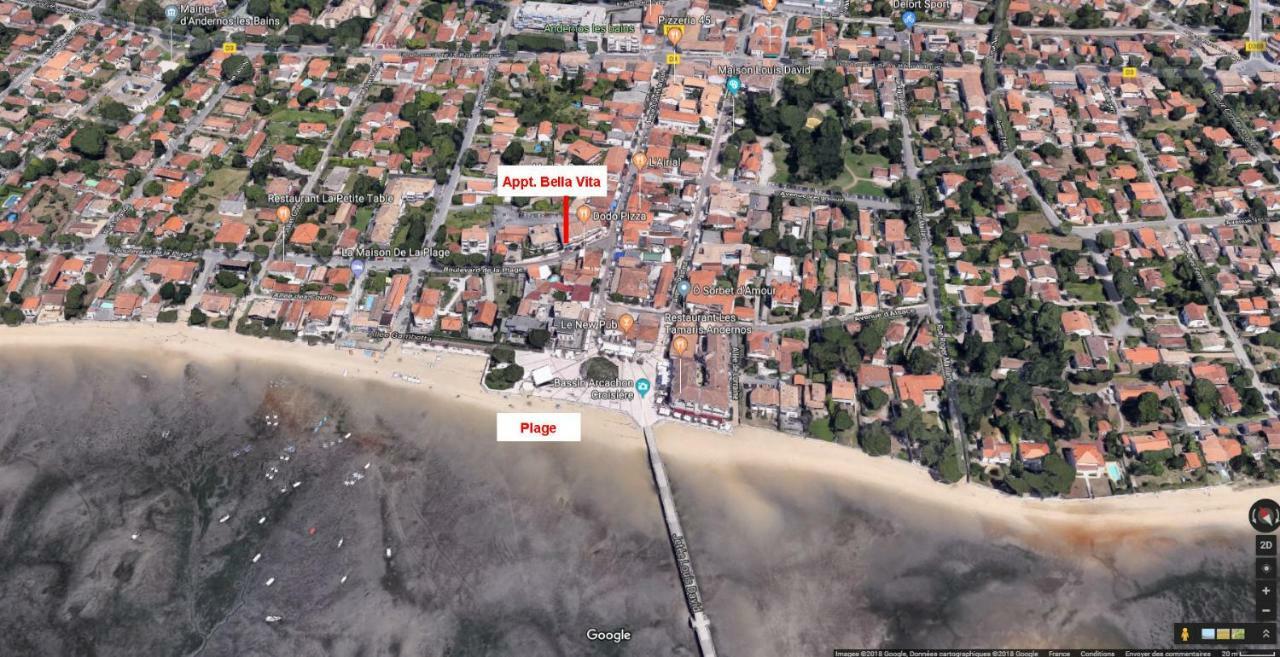 Appt. Bella Vita - Andernos Les Bains, Au Coeur Du Bassin D'Arcachon Exteriör bild